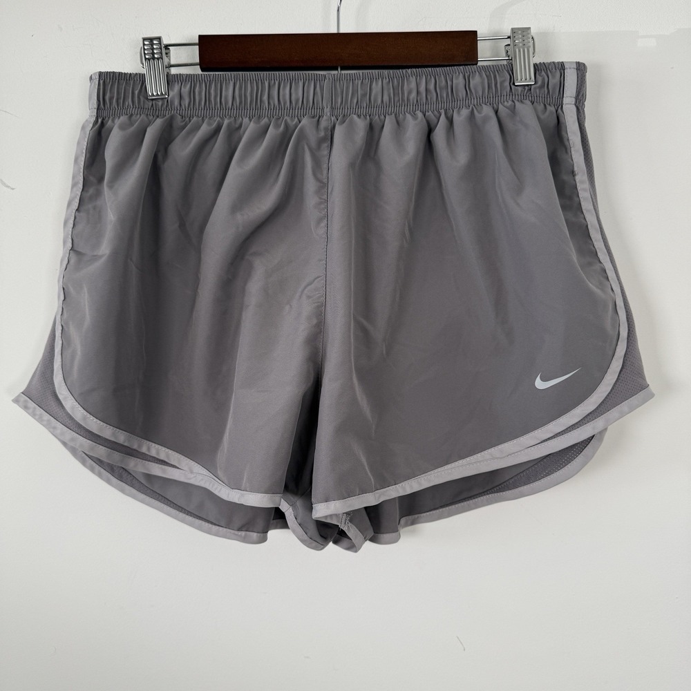 Nike Dri-Fit Women's XXL Short Athletic Gray Liner Elastic Waist